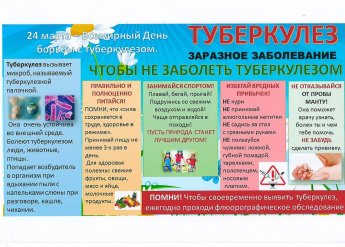 24 марта - Всемирный деньборьбы с туберкулезом